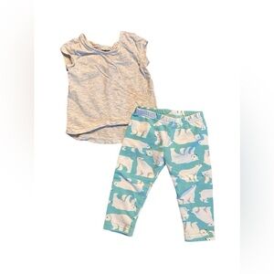 9 month old outfit bundle, polar bears